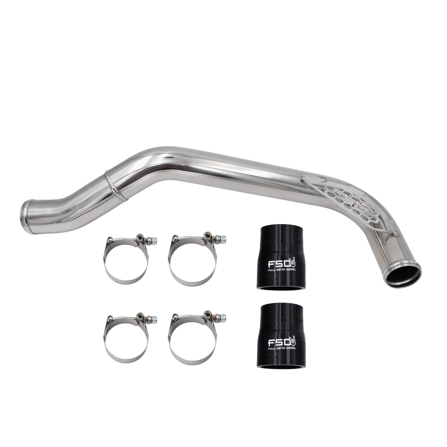 FSD 98.5-02 5.9 24V Cummins Fabricated Upper Coolant Pipe