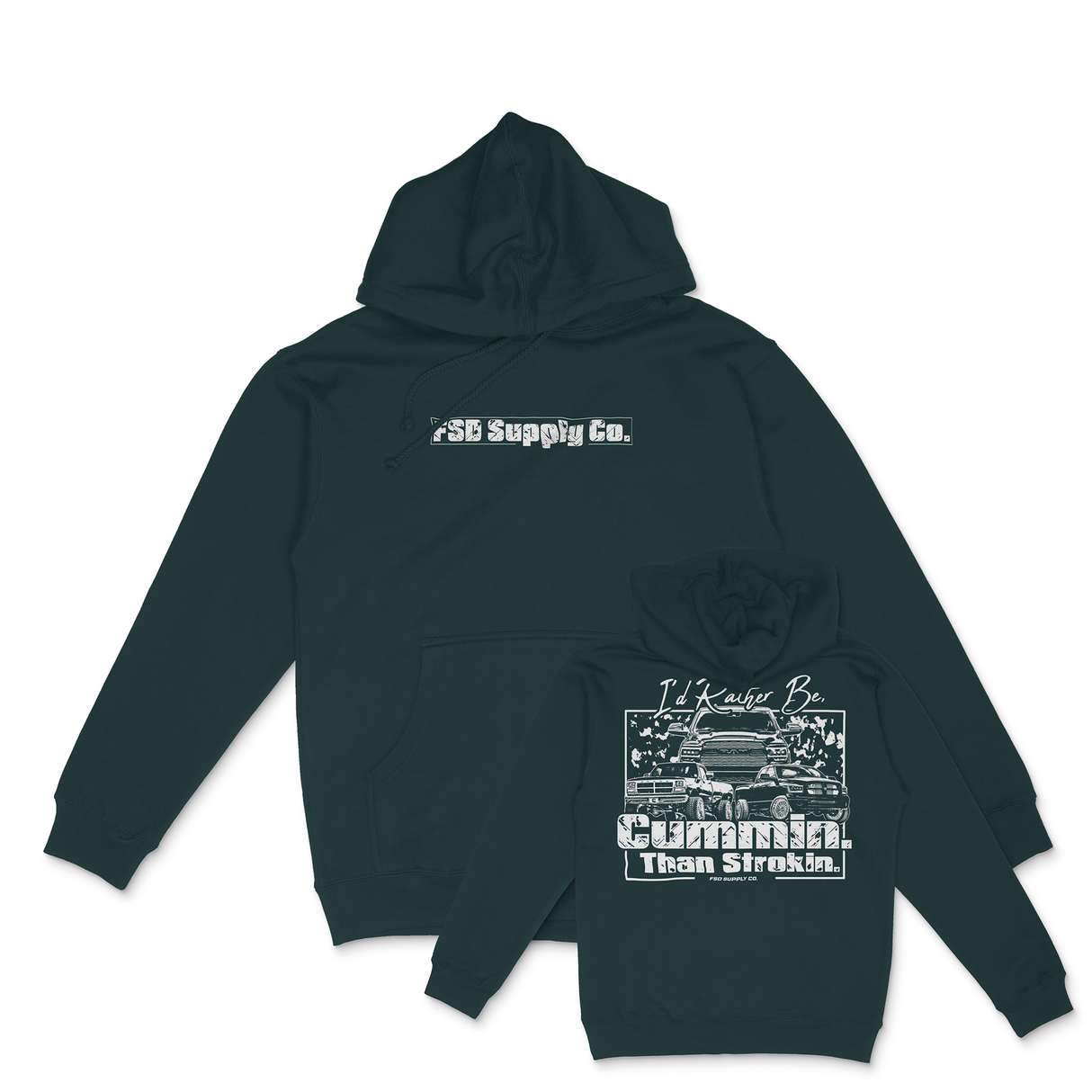 Id Rather Be... Heavyweight Hoodie