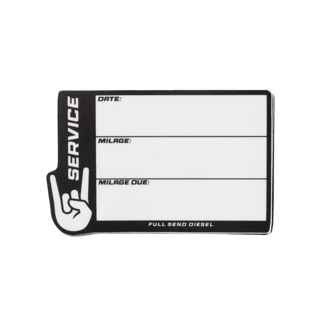 FSD Service Stickers