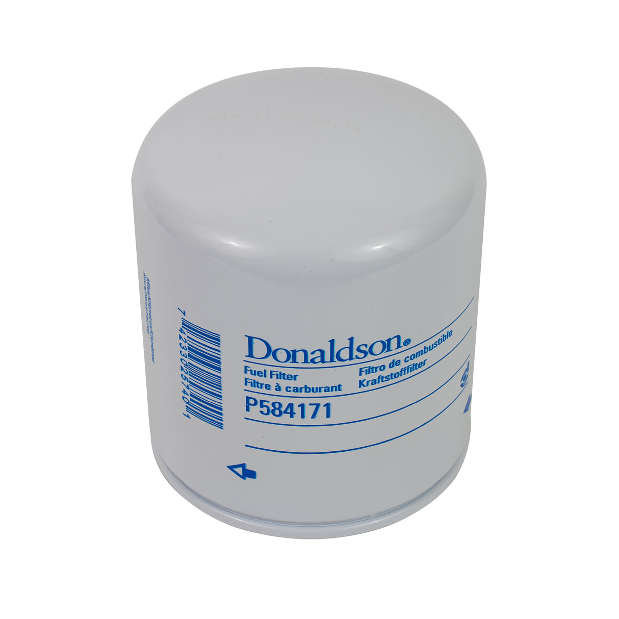 Donaldson engine-mounted spin-on replacement filter for the S&S LPK, 2011-2026 Ford 6.7L Power Stroke (FL-D-P584171)