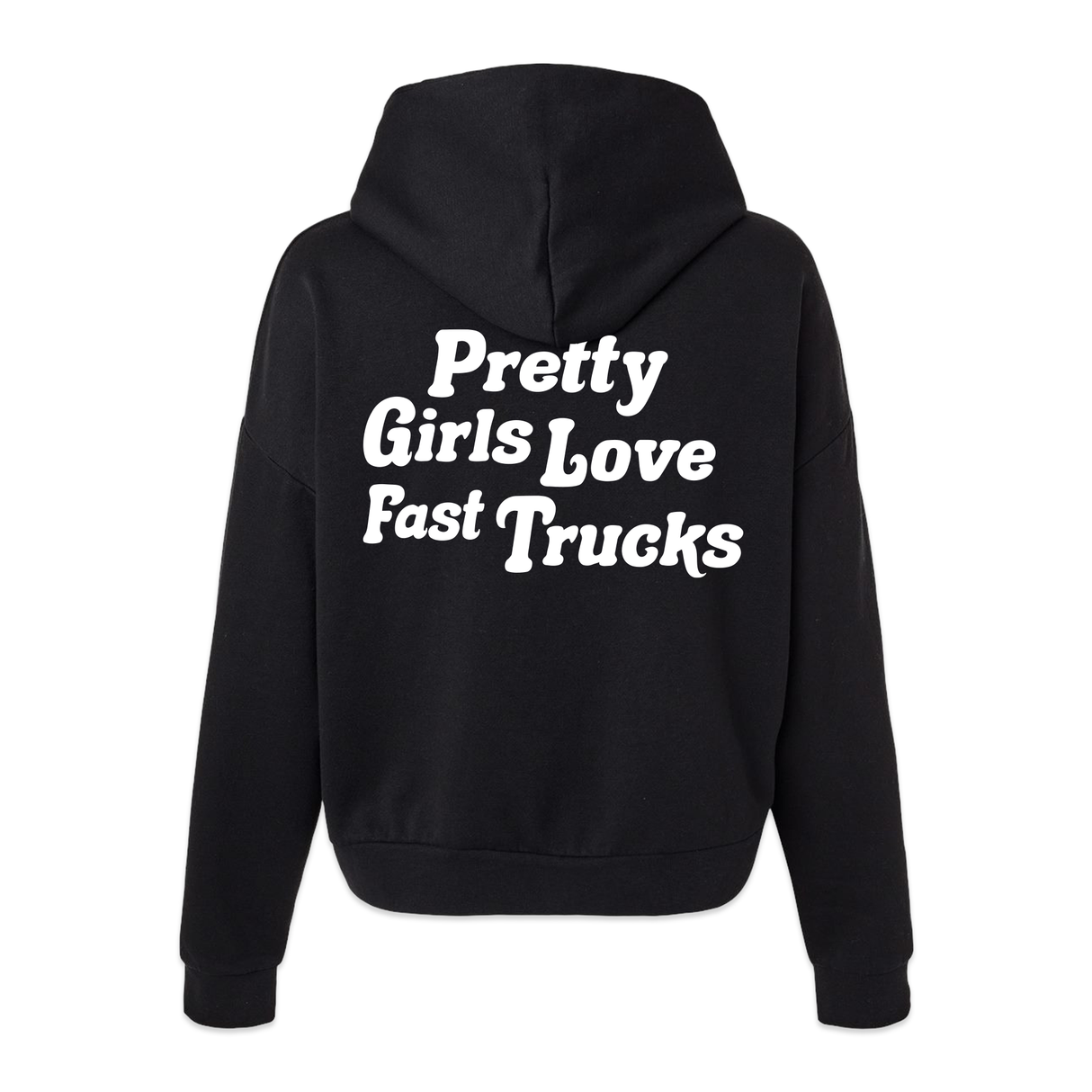 Pretty Girls Love Fast Trucks Supersoft Hoodie