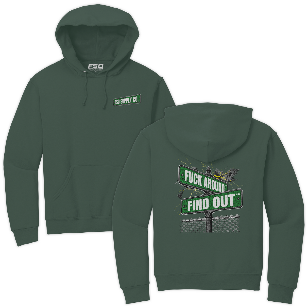 The Corner of FAFO Heavyweight Hoodie