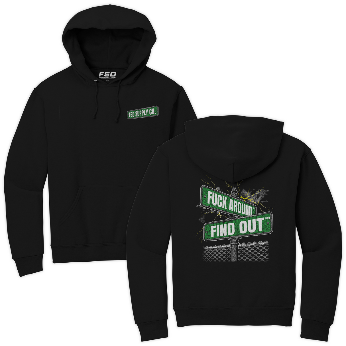 The Corner of FAFO Heavyweight Hoodie