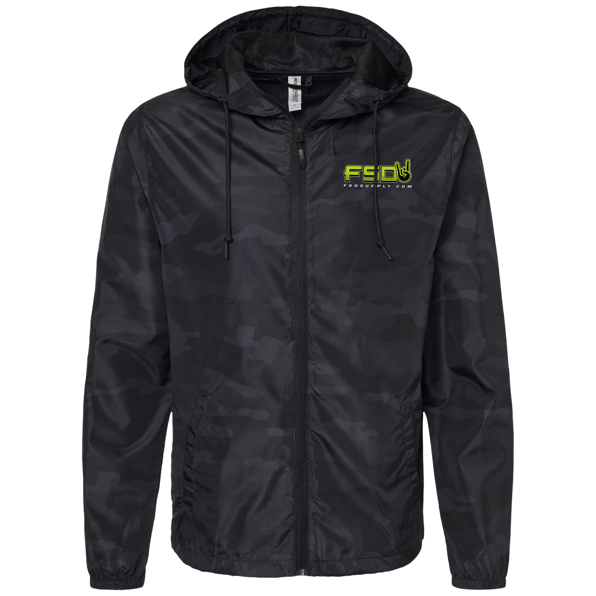 FSD18 Black Camo Windbreaker