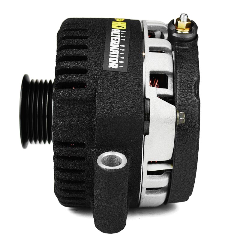 XDP Wrinkle Black HD High Output Secondary Alternator XD358 For 2003-2007 Ford 6.0L Powerstroke