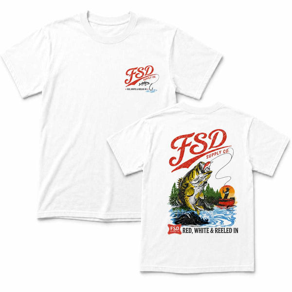 Red White & Reeled In Tee