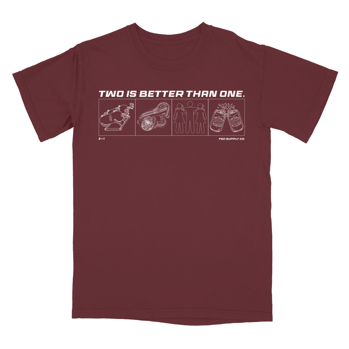 Two Is Better Tee