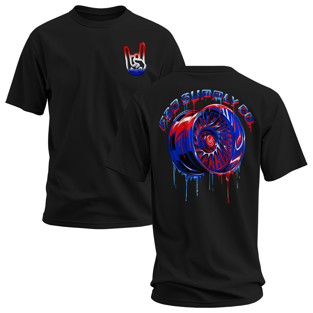 RWB Wheel Drip Tee