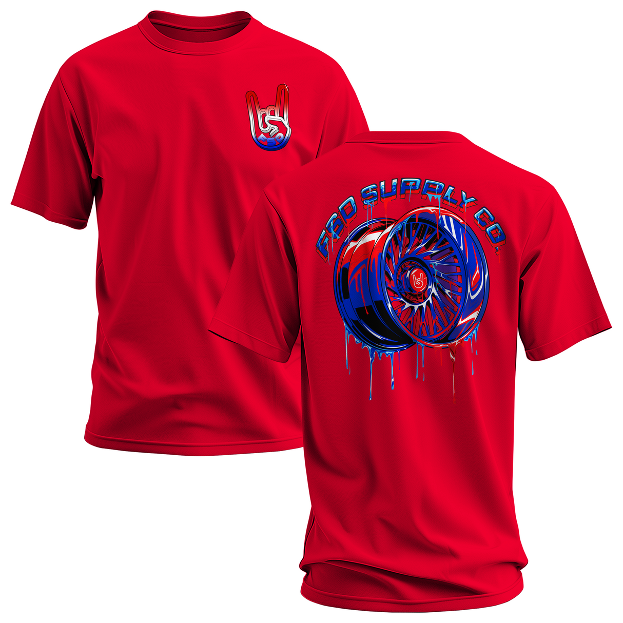 RWB Wheel Drip Tee