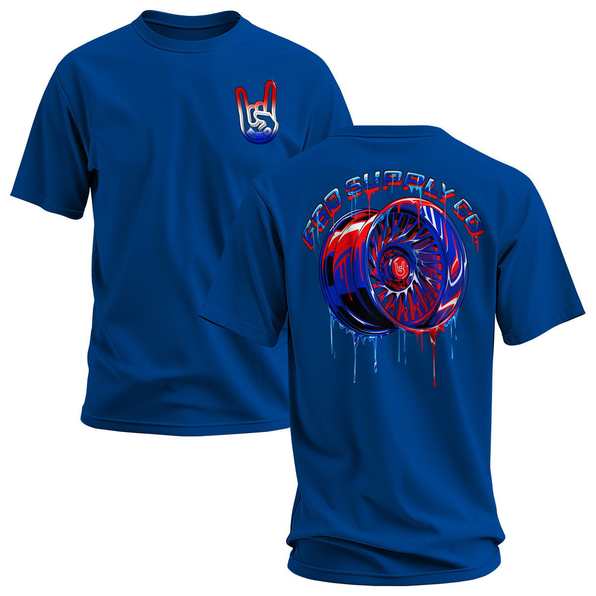RWB Wheel Drip Tee