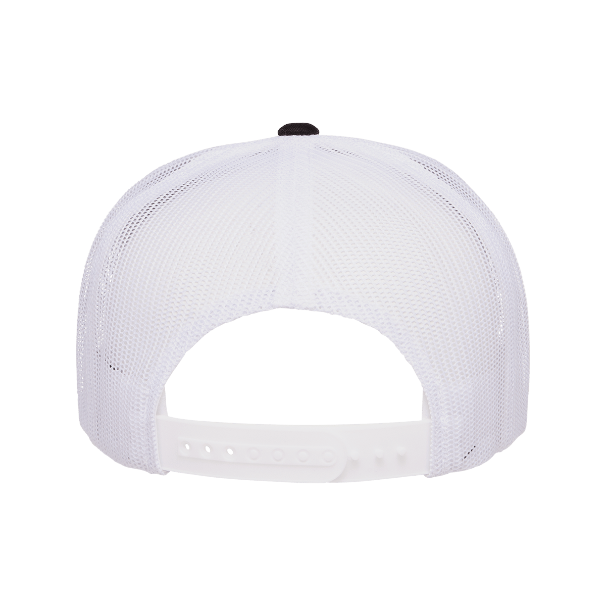 FSD Black/White Flat Snapback Trucker