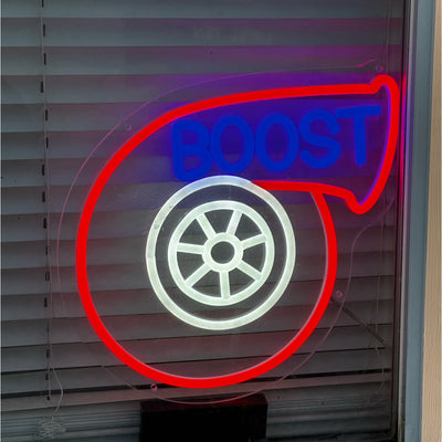 FSD "American Boost" LED Neon Turbo Sign
