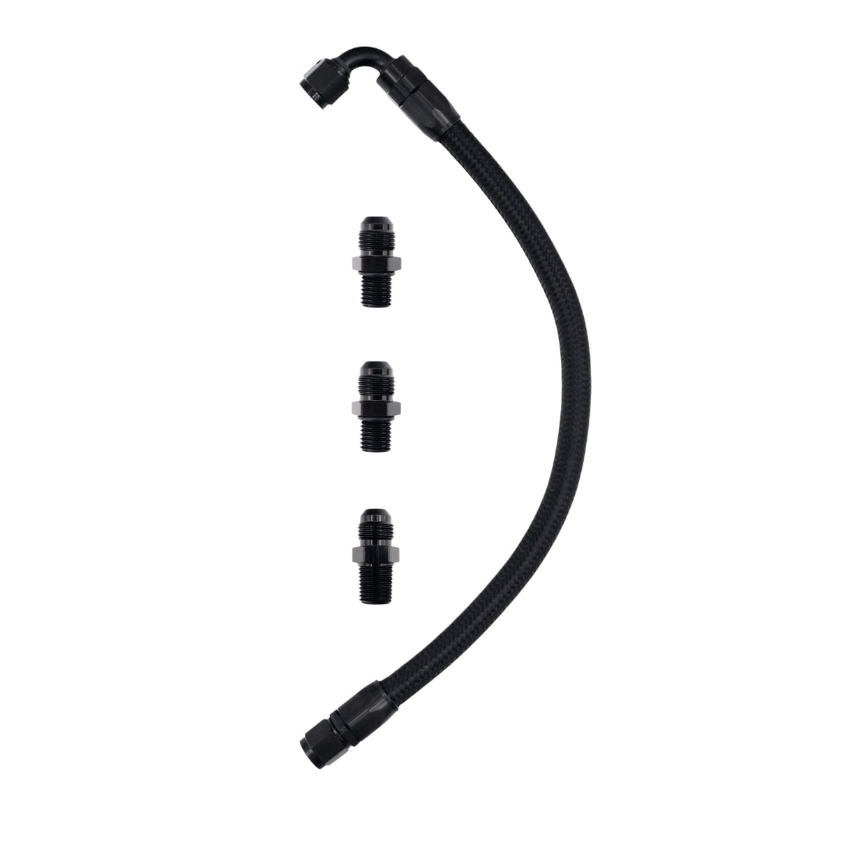 FSD 1994-2002 Dodge Cummins Factory Turbo Feed Kit Black Braided