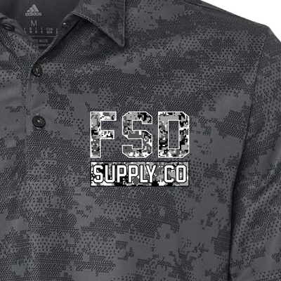 "Bogey Inbound" FSD x Adidas Camo Golf Polo