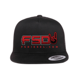 FSD Go-To Black Flat Snapback Trucker