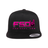 FSD Go-To Black Flat Snapback Trucker