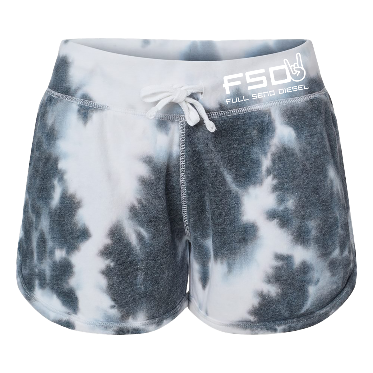 FSD Women's Tie Dye Fleece Shorts