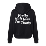 Pretty Girls Love Fast Trucks Supersoft Hoodie