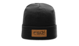 FSD Leather Patch Beanie