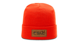 FSD Leather Patch Beanie