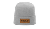 FSD Leather Patch Beanie