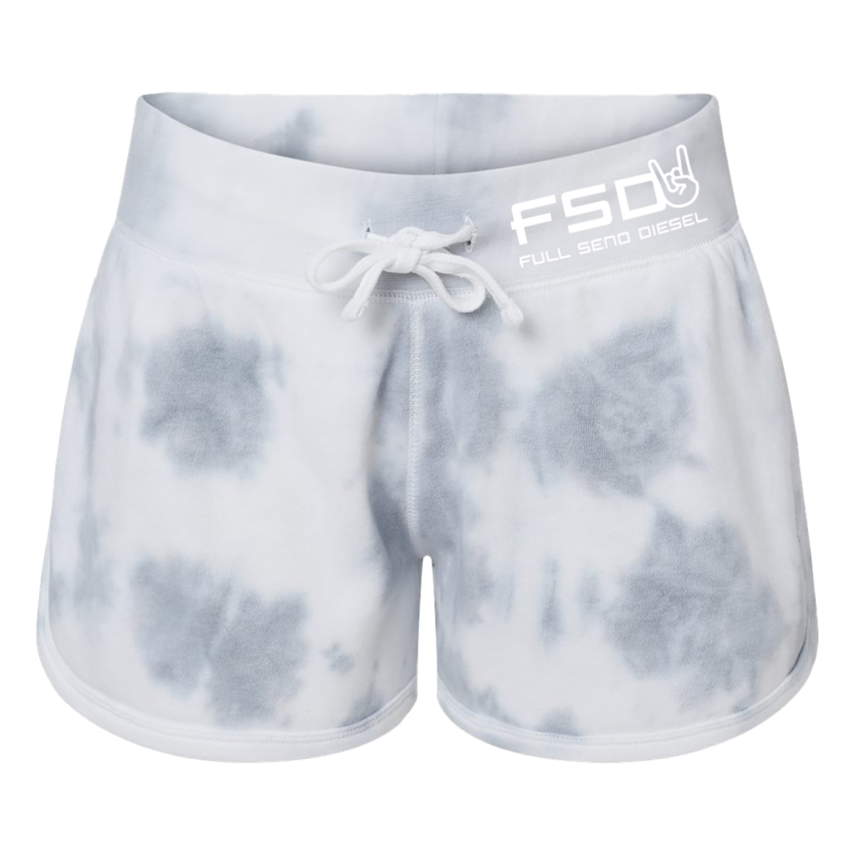 FSD Women's Tie Dye Fleece Shorts