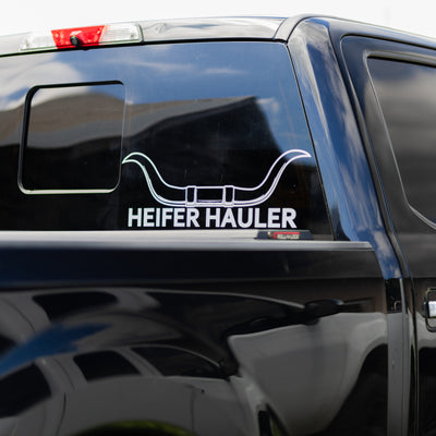 "Heifer Hauler" Decal