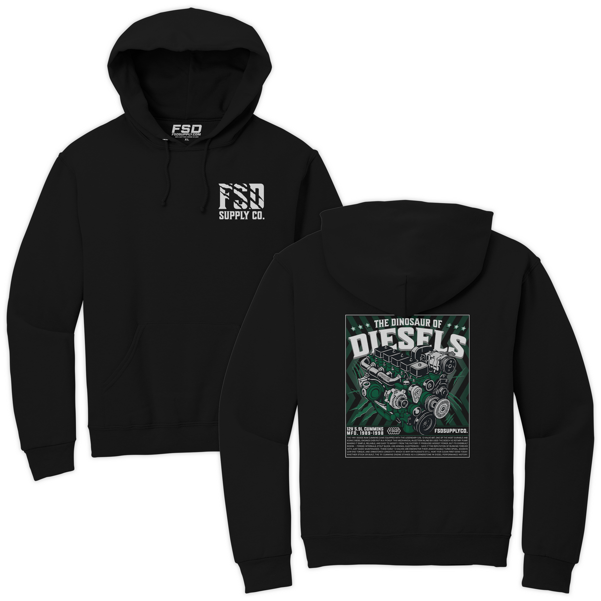 Diesel Dinosaur Heavyweight Hoodie