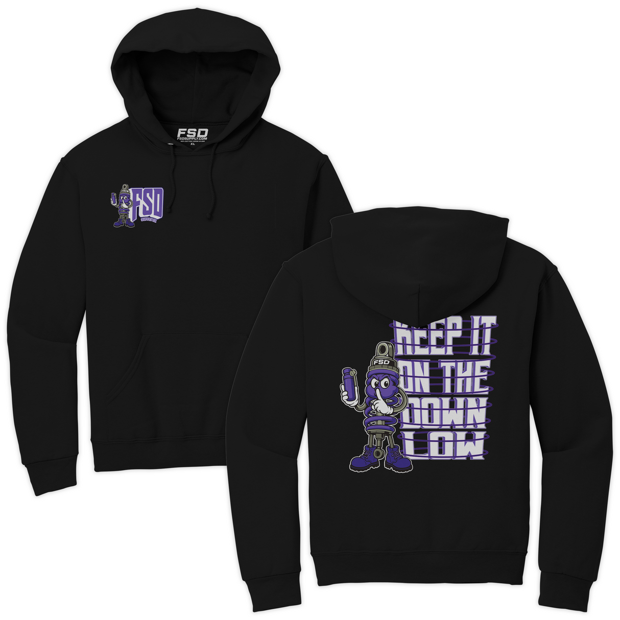 Keep It On The Down Low Heavyweight Hoodie