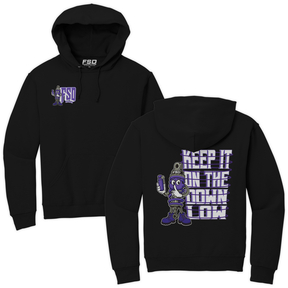 Keep It On The Down Low Heavyweight Hoodie