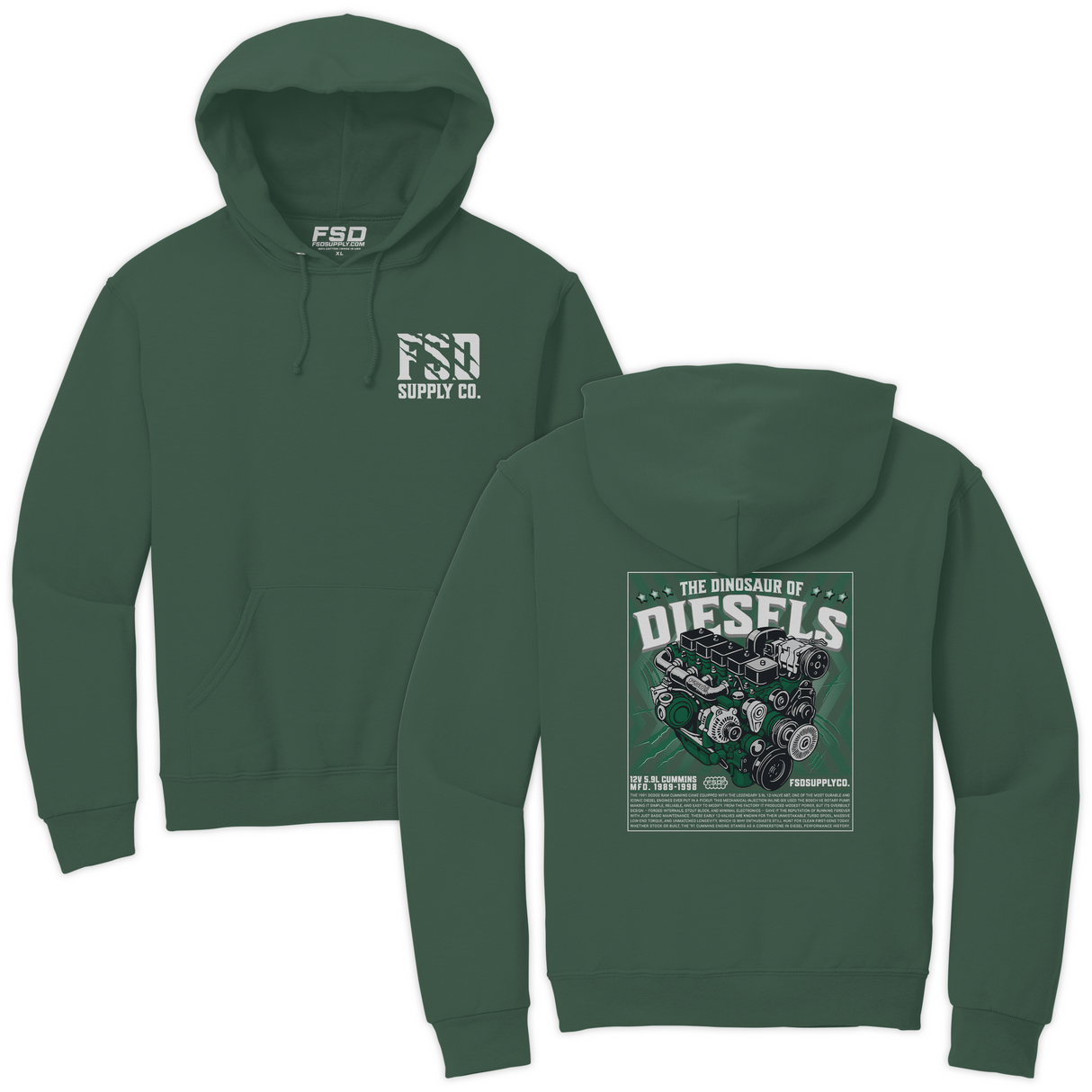 Diesel Dinosaur Heavyweight Hoodie