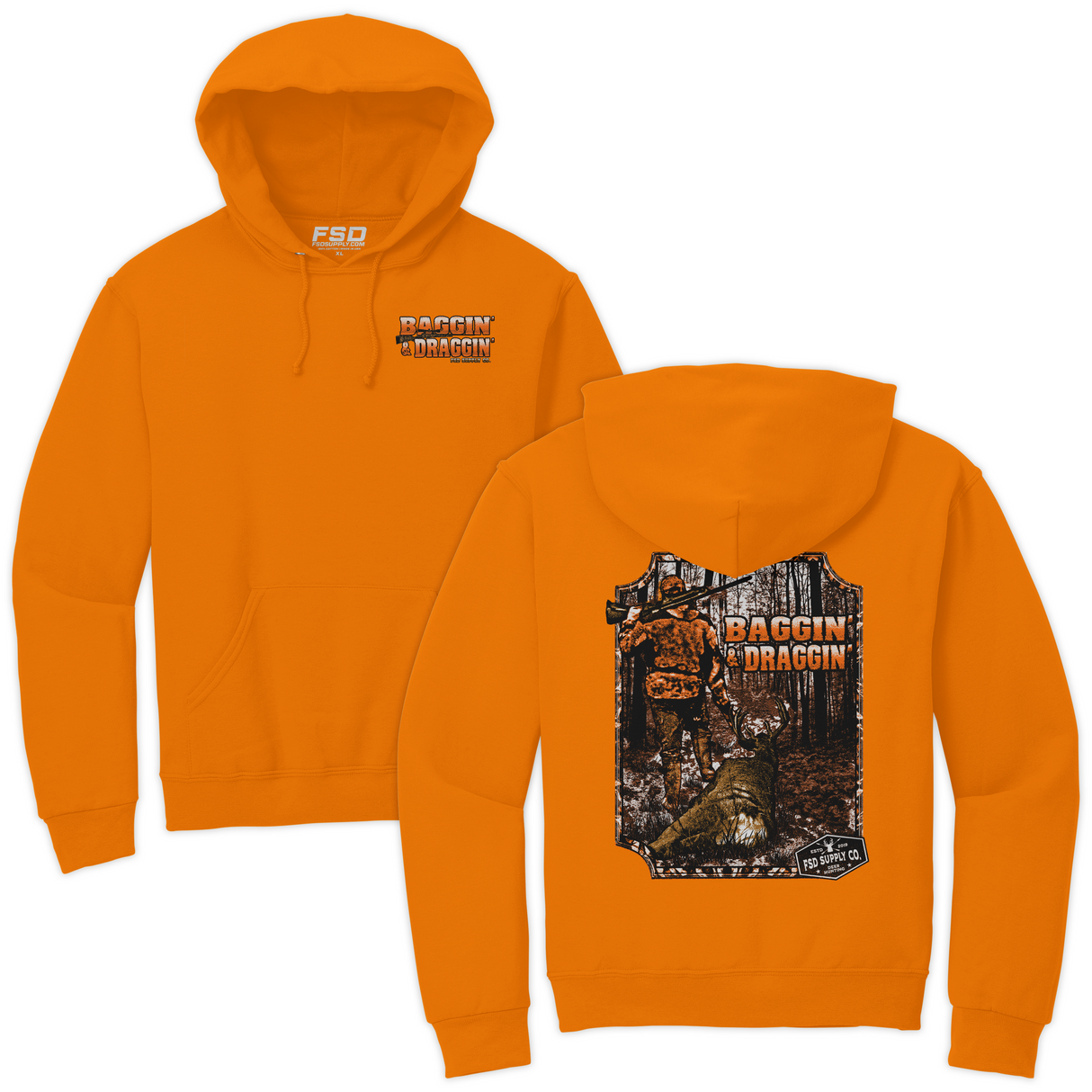 Bag & Drag Rustic Heavyweight Hoodie