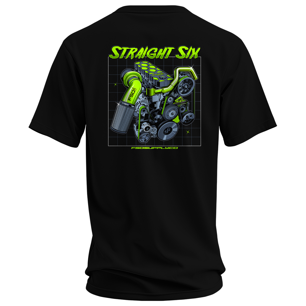 Straight Six Tee