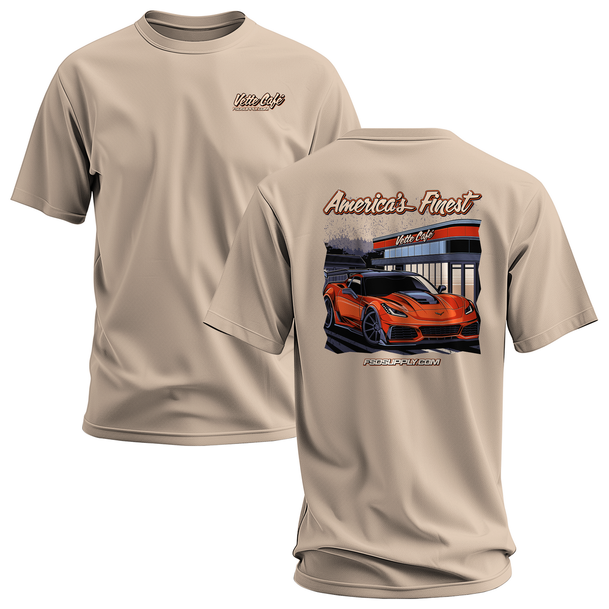 "FSD14" Vette Cafe Tee