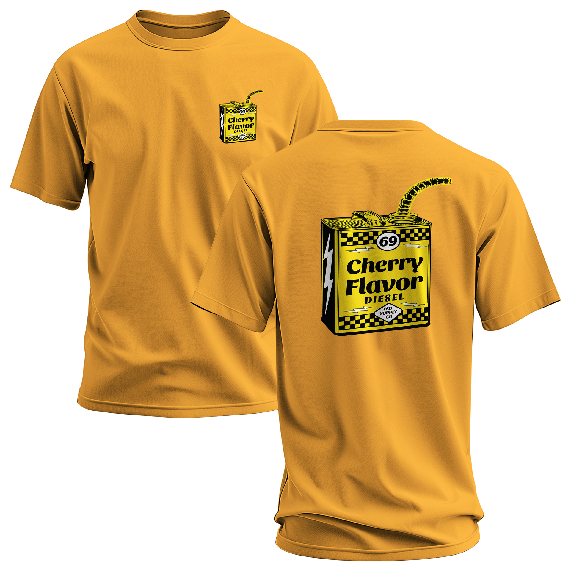Cherry Flavor Diesel” Tee – FSD Supply Co.