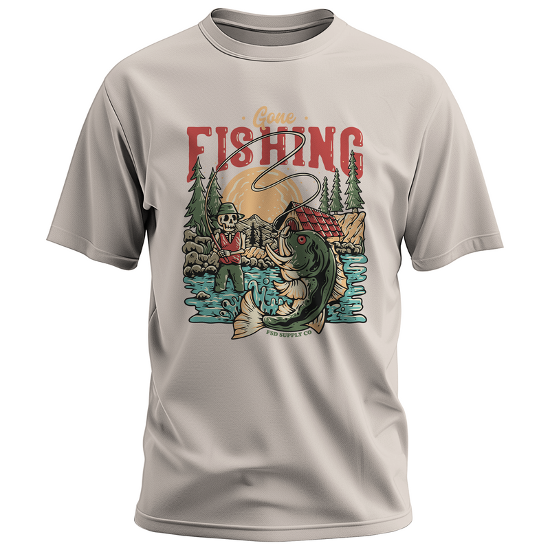 "Gone Fishing" Tee