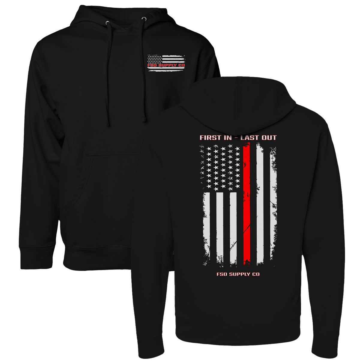 Thin Line Support Hoodie
