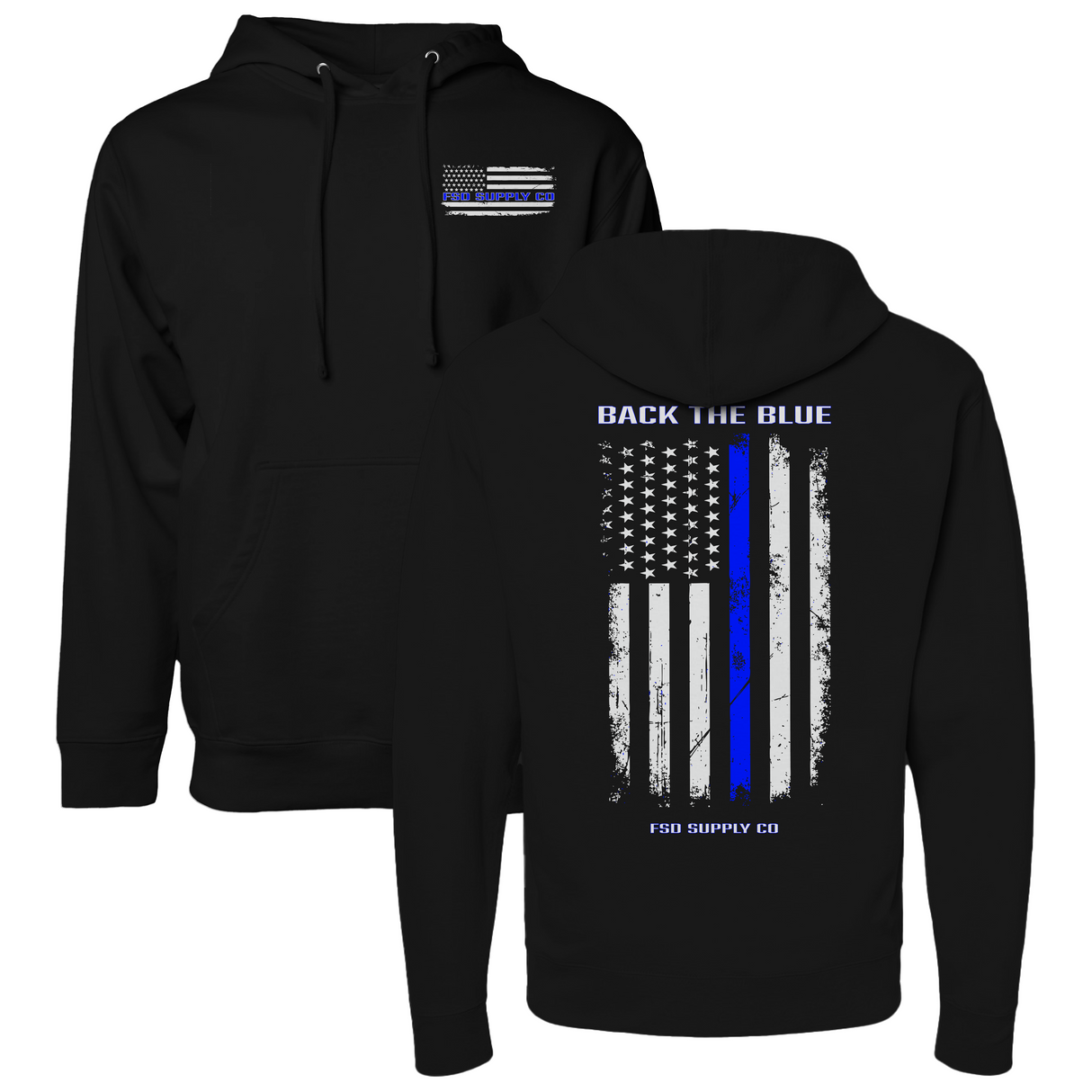 Thin Line Support Hoodie