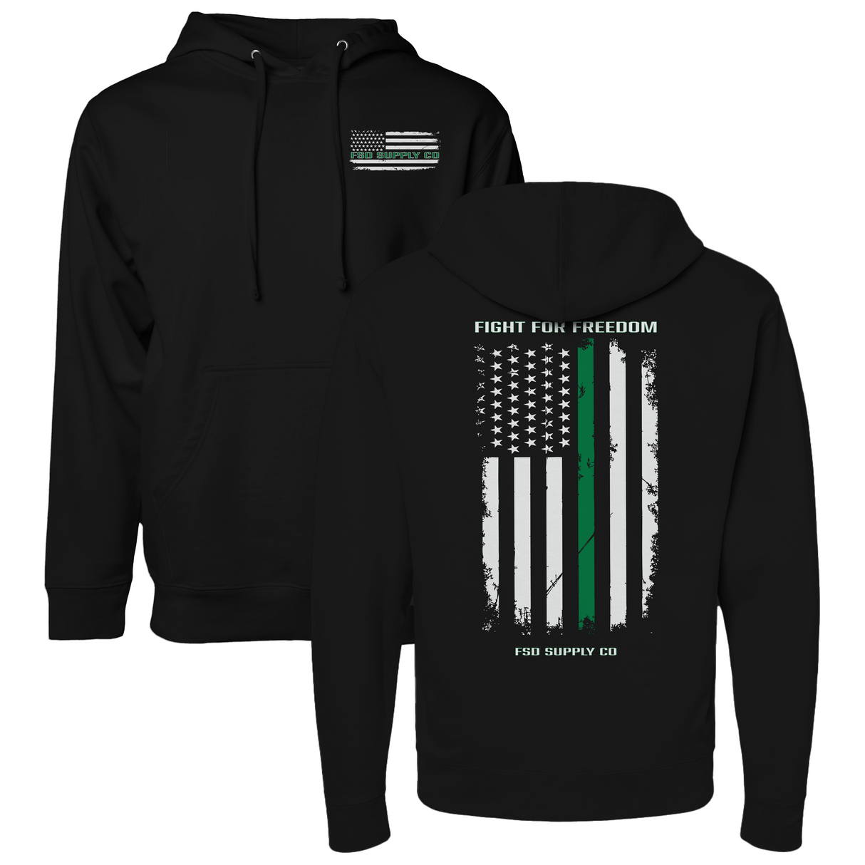 Thin Line Support Hoodie