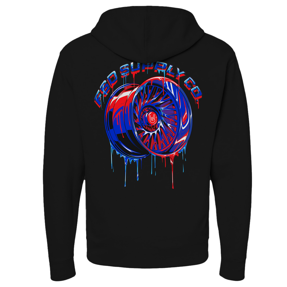RWB Wheel Drip Hoodie