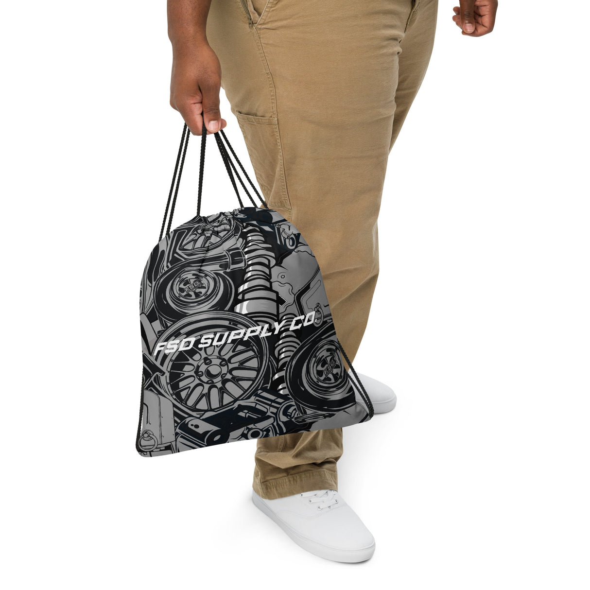 "Tatted" Drawstring Bag