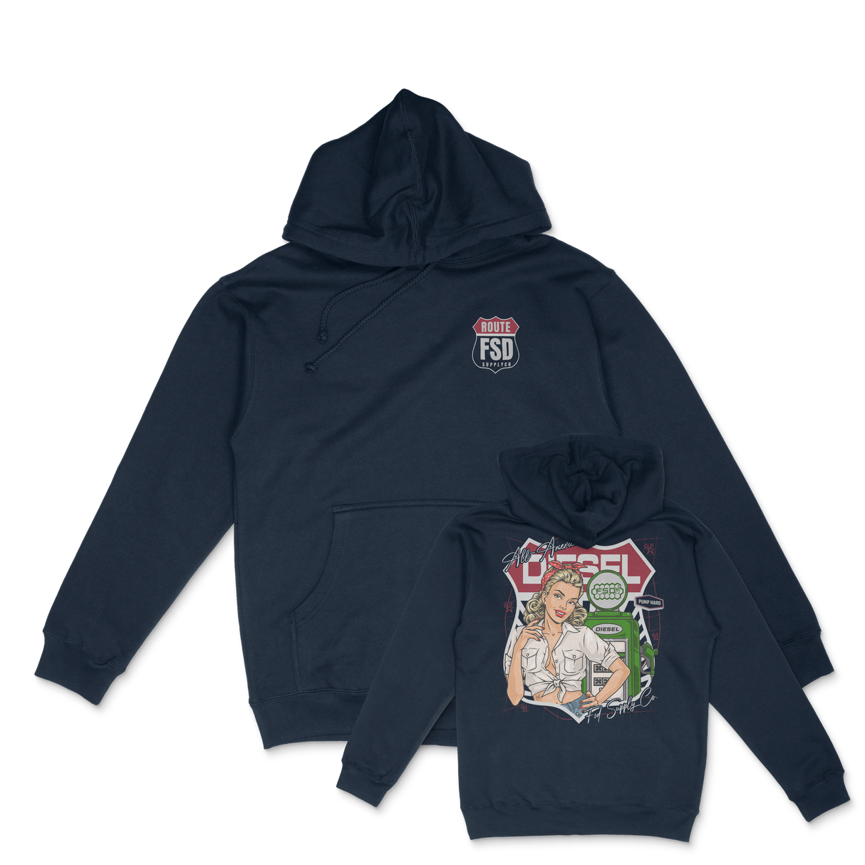 All American Diesel Heavyweight Hoodie