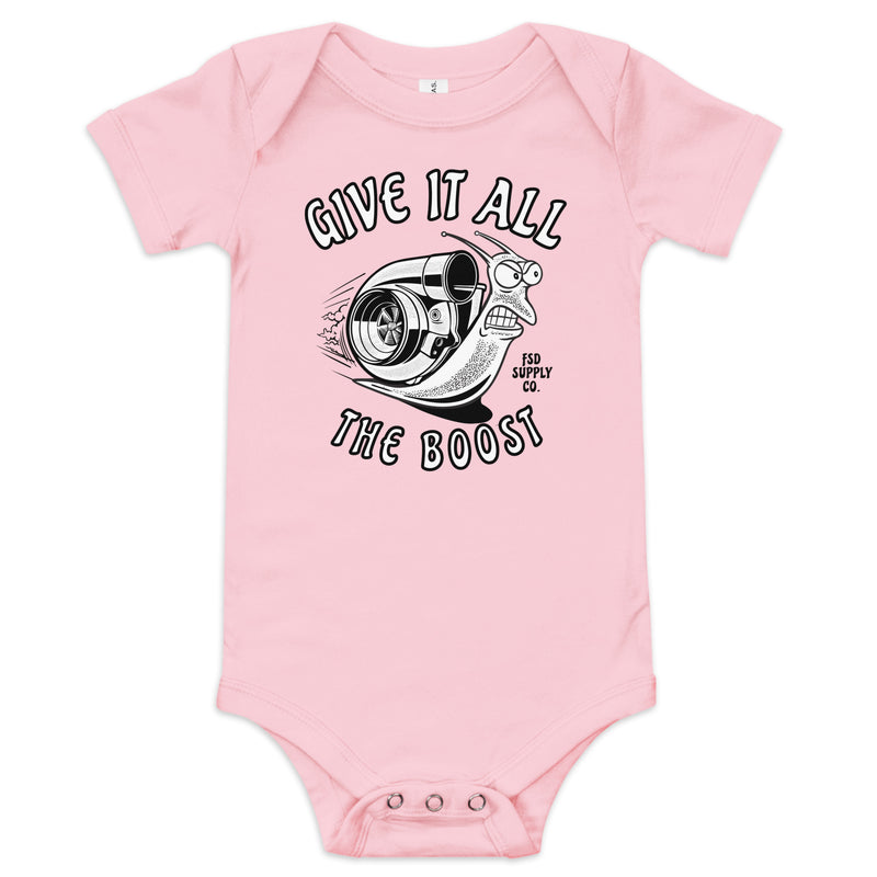 "The Boost" Baby Short Sleeve Onesie