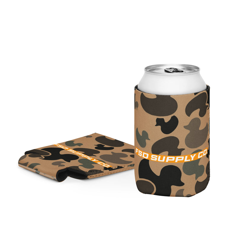 "Duck Camo" 12oz Can Cooler