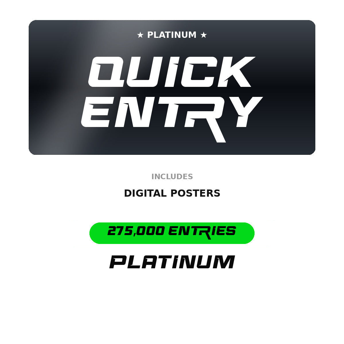 Platinum Entry Pack