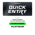 One Time Offer Platinum Entry Pack