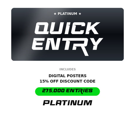 One Time Offer Platinum Entry Pack