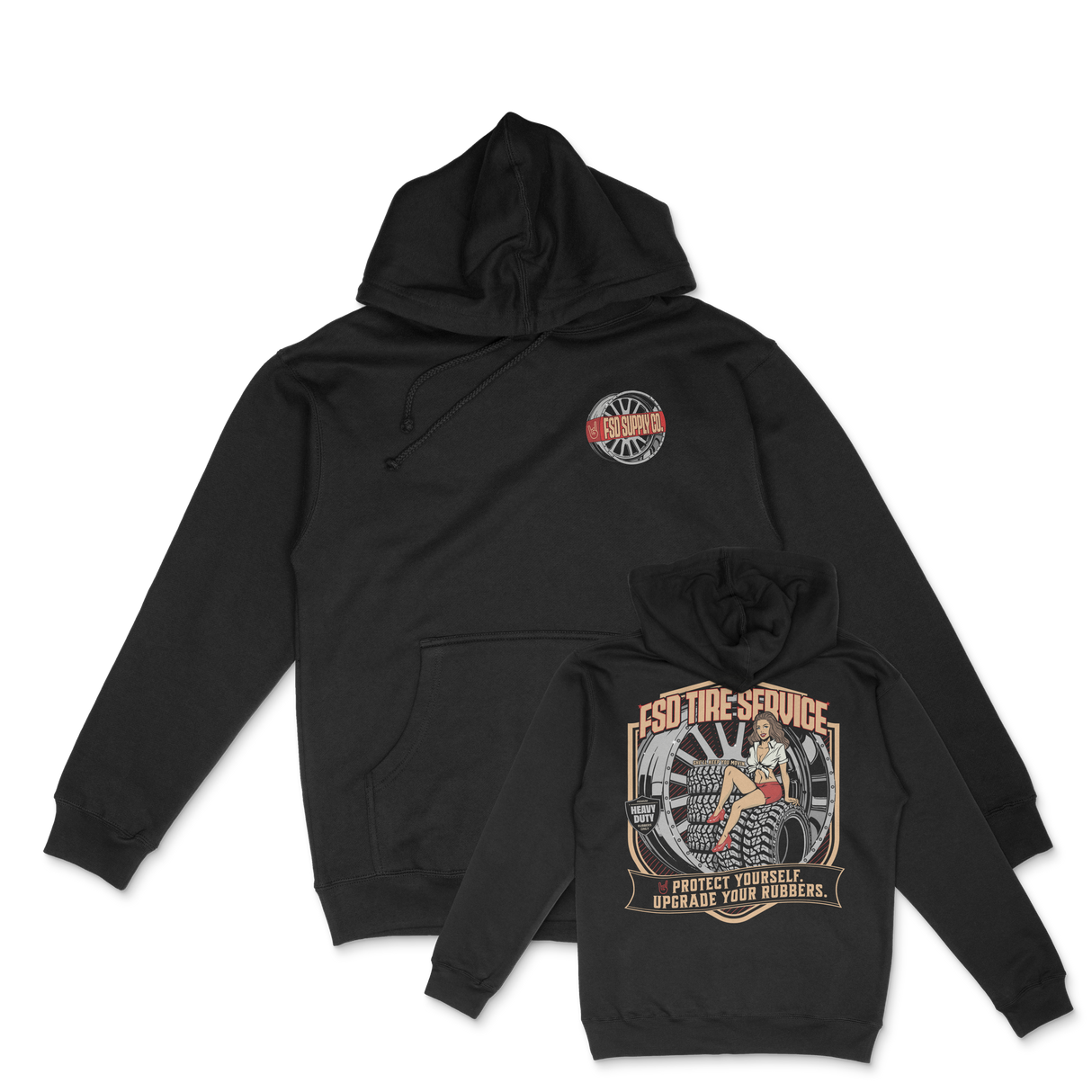 FSD Tire Service Heavyweight Hoodie