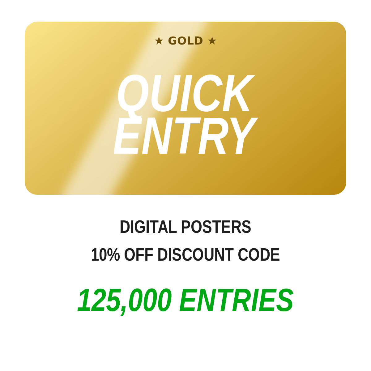 Gold Entry Pack