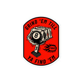 "Grind and Find" Decal